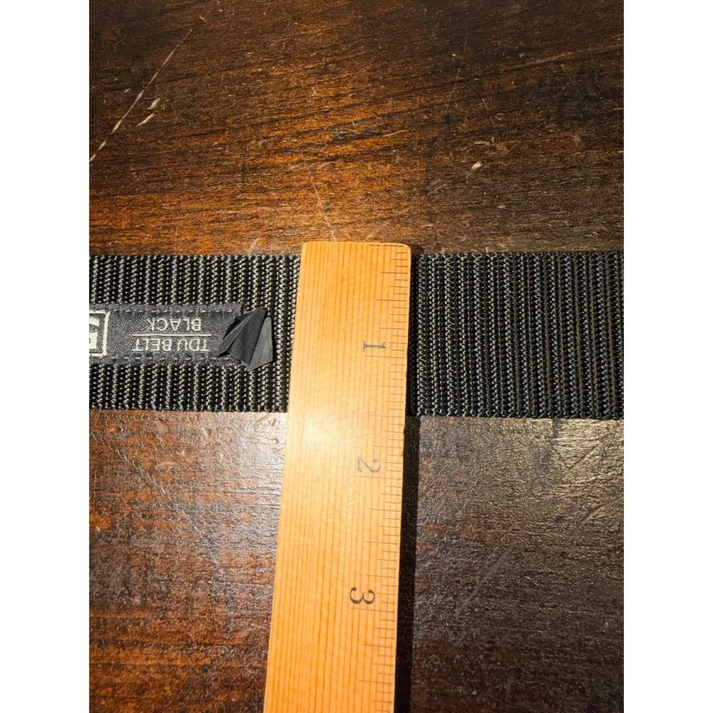 5.11 Tactical TDU Belt Black Nylon Webbing Mens‎ Medium 32-34 Model 59551